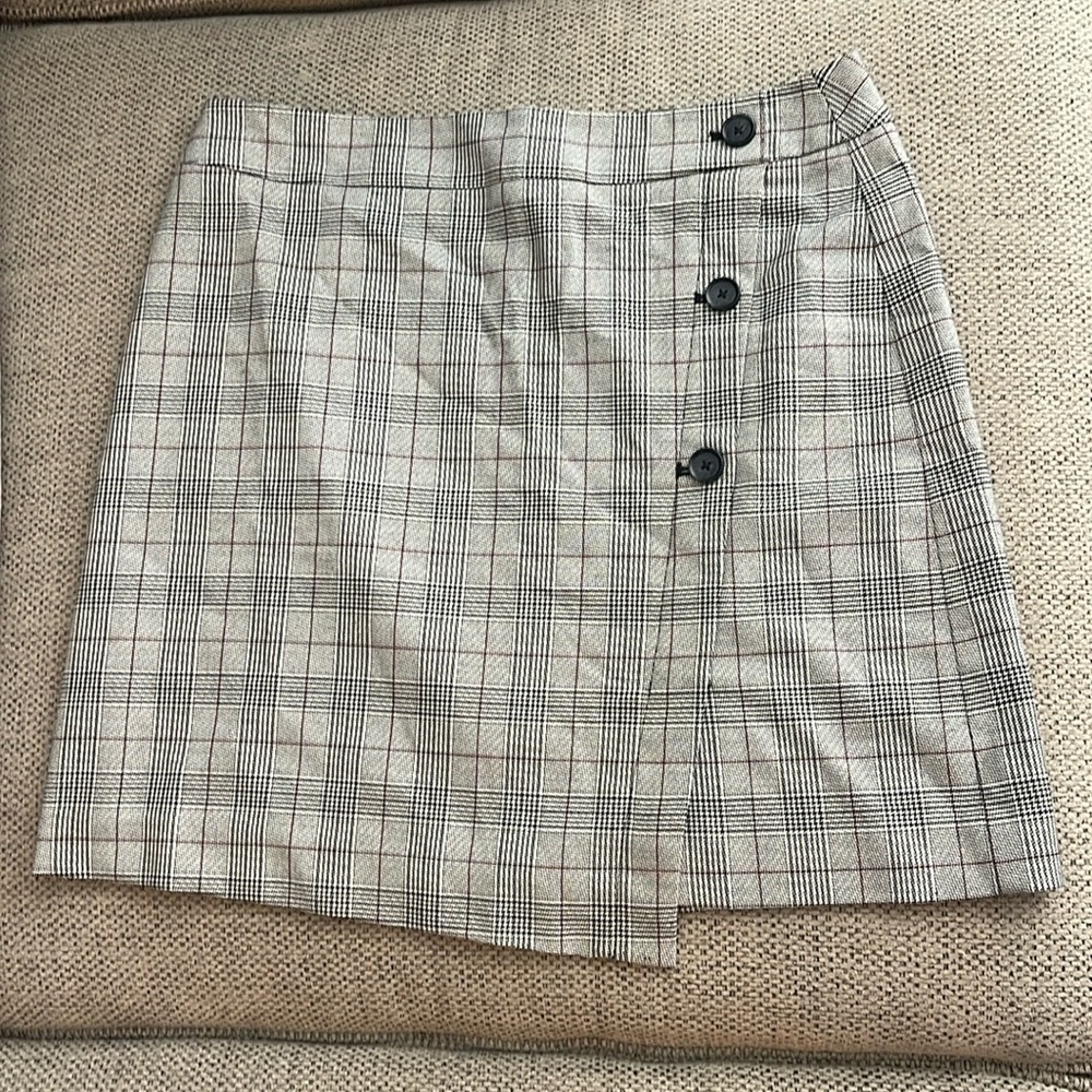 Loft Plaid Skirt